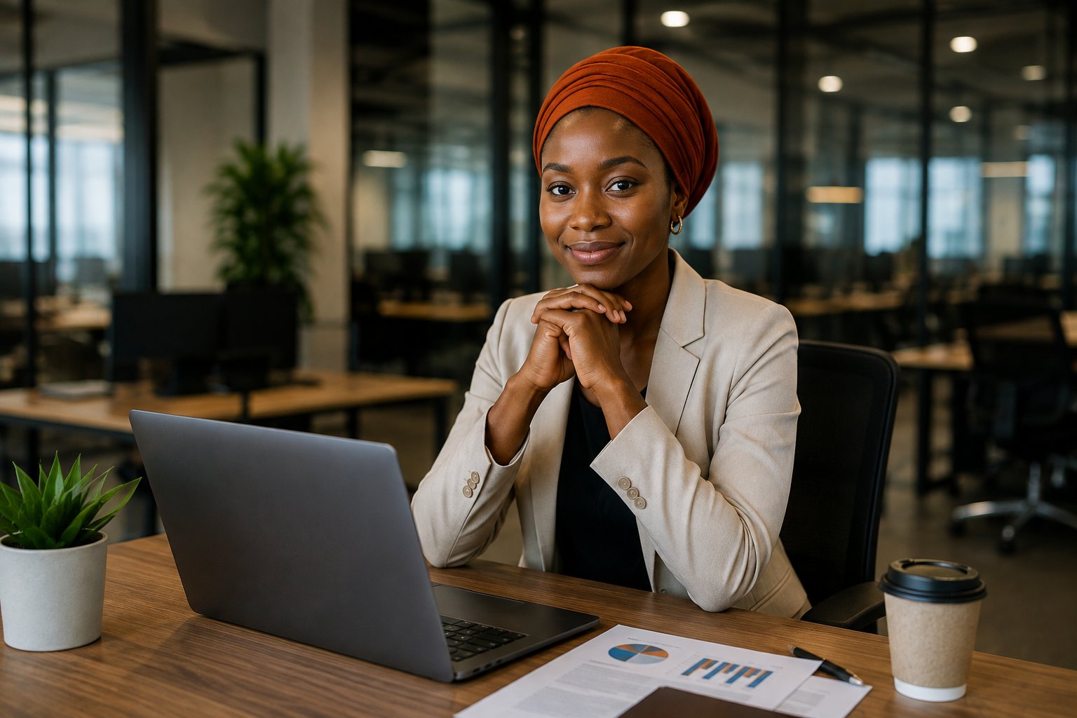 Professionnel utilisant SenOffre Devis au bureau